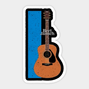 Bert Jansch Yamaha Acoustic Guitar Sticker